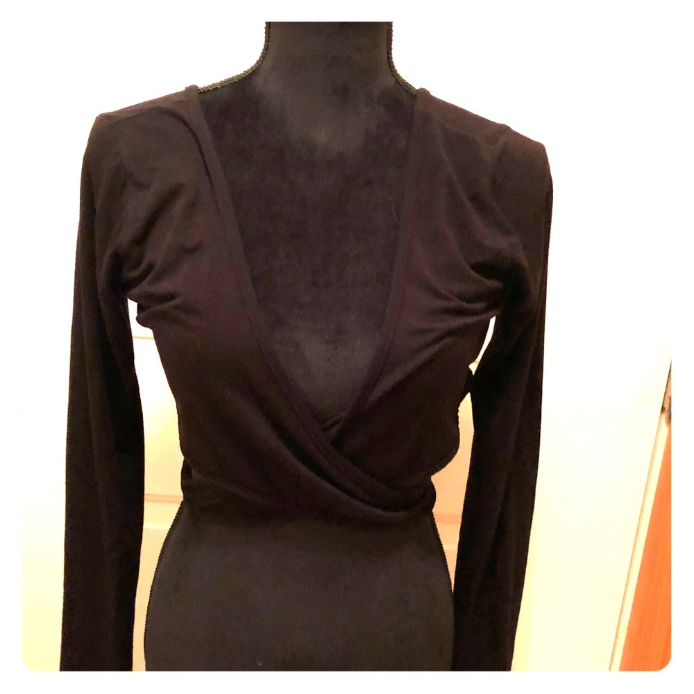 Black Dance shrug wrap. Size Large.